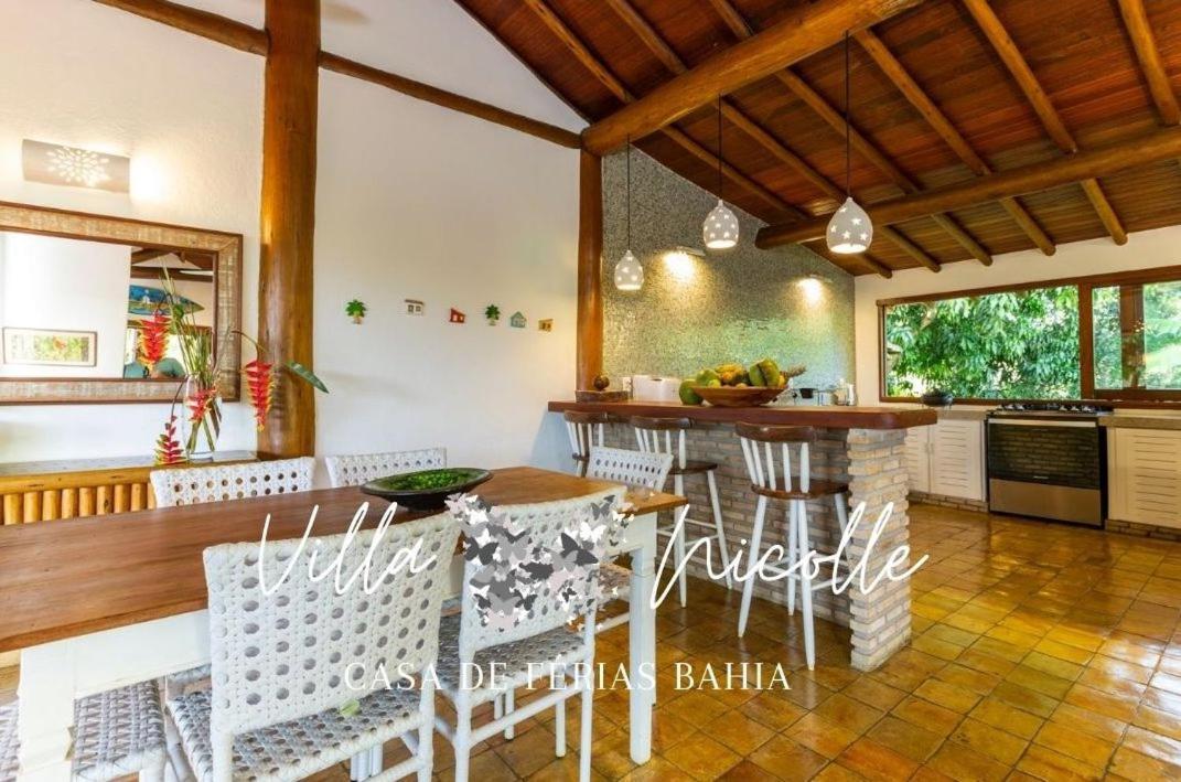 Villa Nicolle - Bahia - Praia Do Espelho Exterior photo